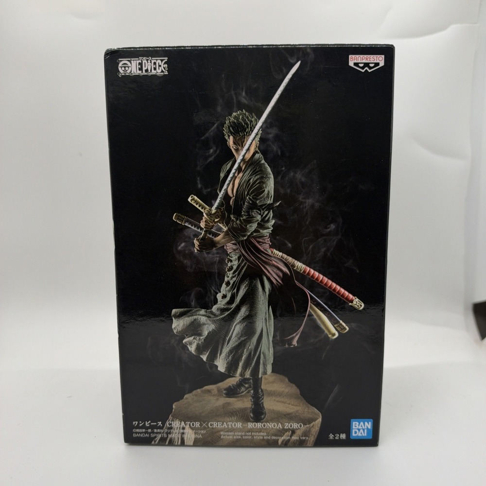 Roronoa Zoro Figure One Piece Creator X Creator Statue toy Banpresto Bandai